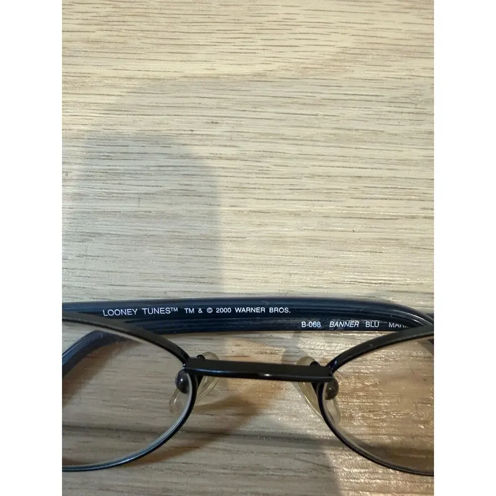 Vintage Youth Eyeglasses Wire Frames Looney Tunes Blue Marine 47 19 125 Kids